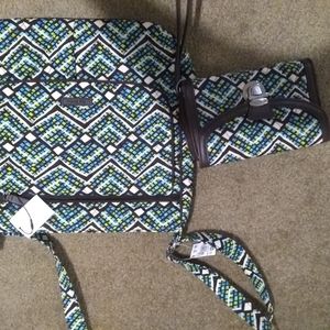 NWT Vera Bradley Lot Mailbag + Ultimate Wristlet